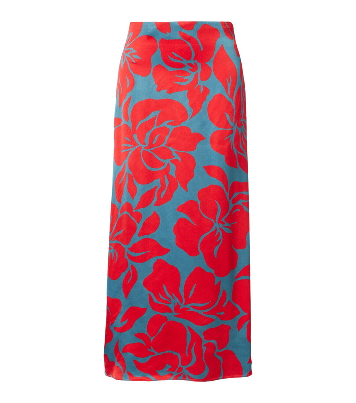 Photo: Dries Van Noten Floral pencil skirt