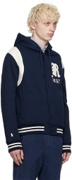Polo Ralph Lauren Navy Baseball Bomber Jacket