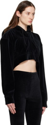 Alexander Wang Black Padded Hoodie