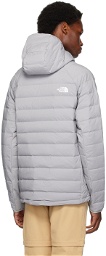 The North Face Gray Belleview Down Jacket