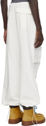 Dion Lee Off White Toggle Trousers