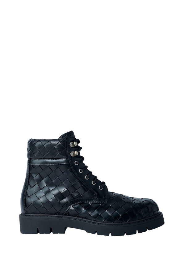 Photo: Bottega Veneta Haddock Lace-Up Ankle Boots