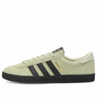 END. x Adidas Men's Munchen II SPZL Sneaker in Halo Green/Core Black