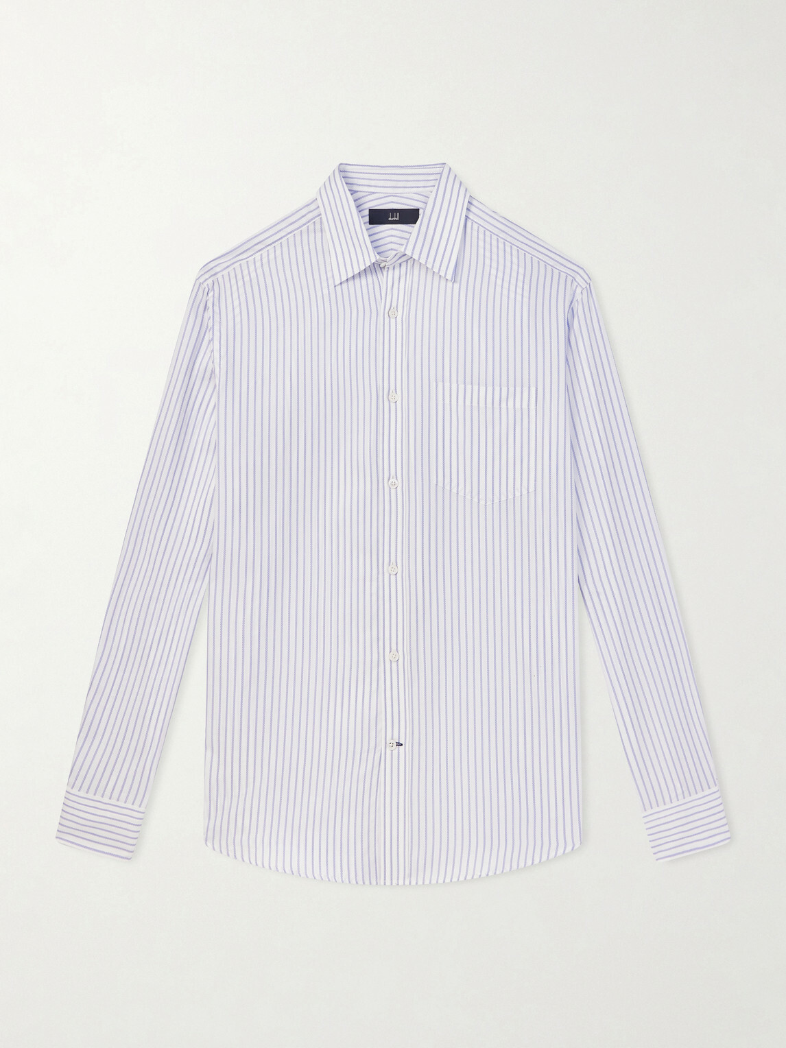 Dunhill - Striped Cotton Shirt - Blue