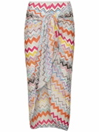 MISSONI Chevron Lurex Knotted Sarong