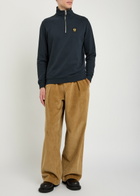 Belstaff Logo-appliquéd Cotton Sweatshirt Navy