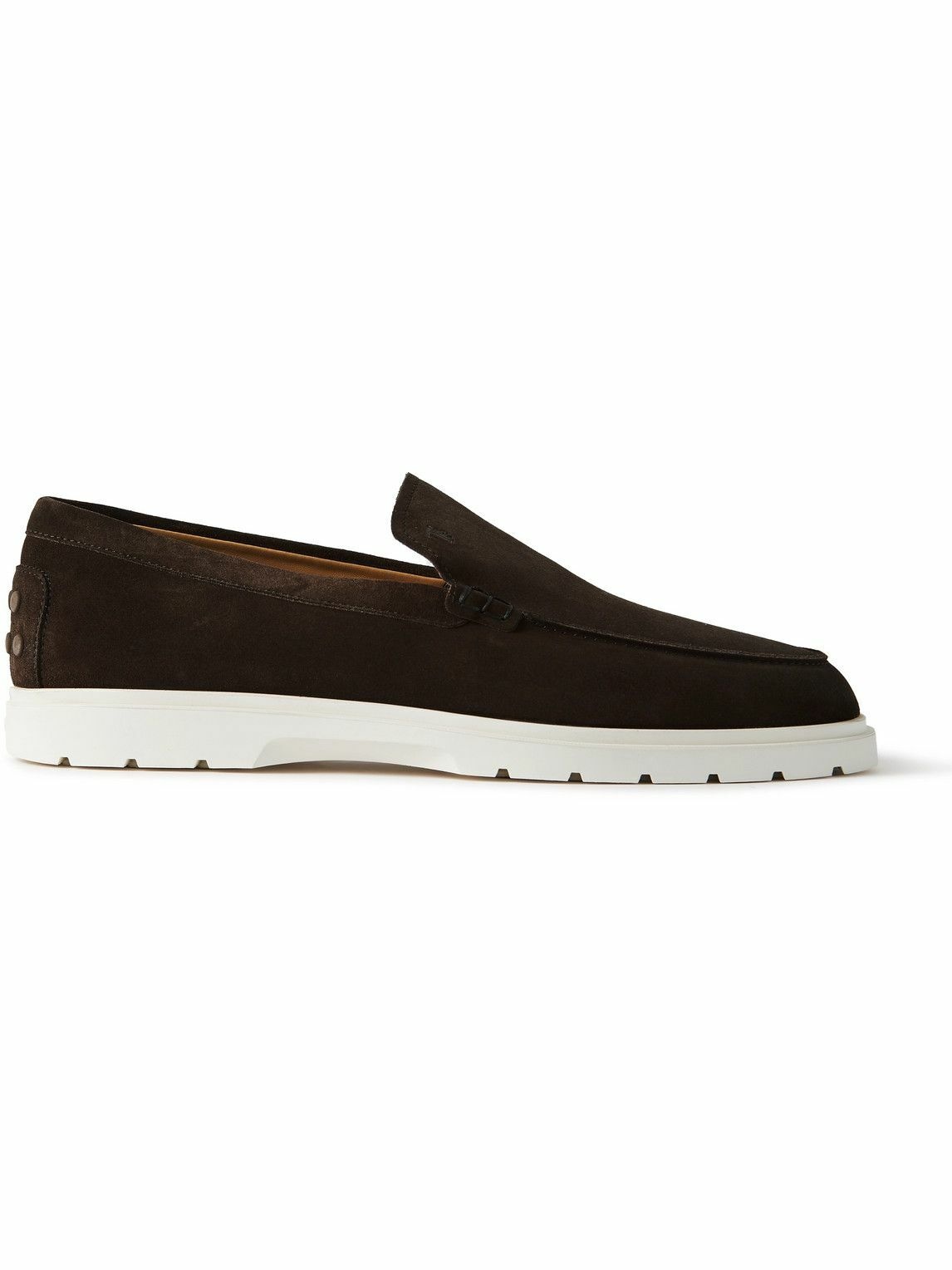 Tod's - Gommino Suede Loafers - Brown Tod's