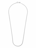 Tom Wood Sterling Silver Curb Chain Slim Necklace