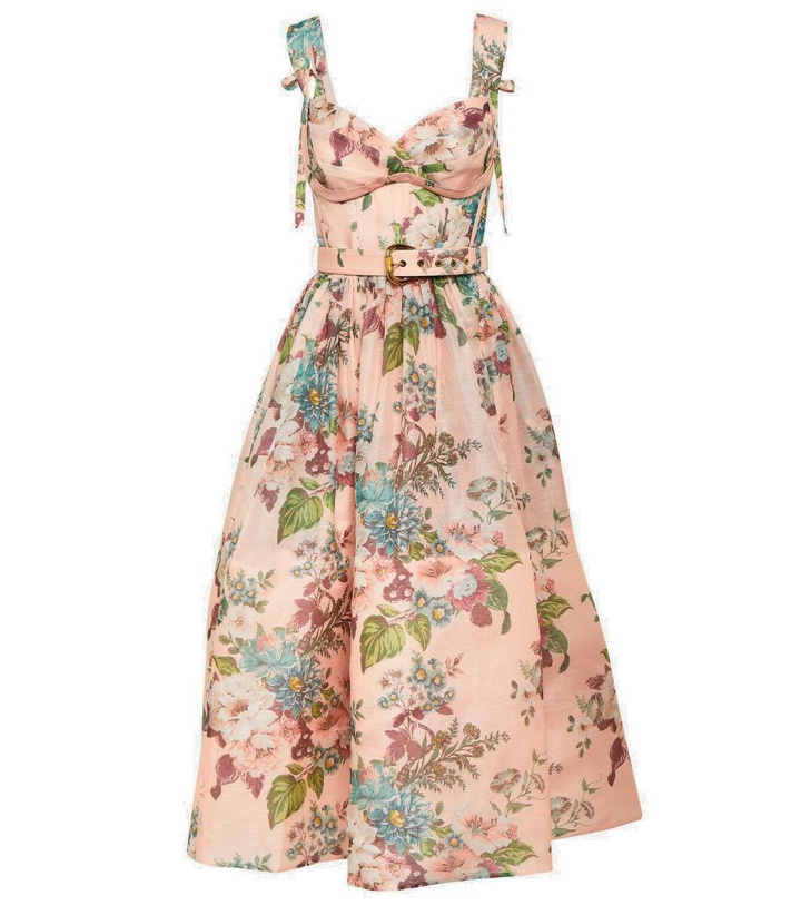 Photo: Zimmermann Matchmaker linen and silk midi dress