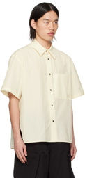 Wooyoungmi Off-White Press-Stud Shirt