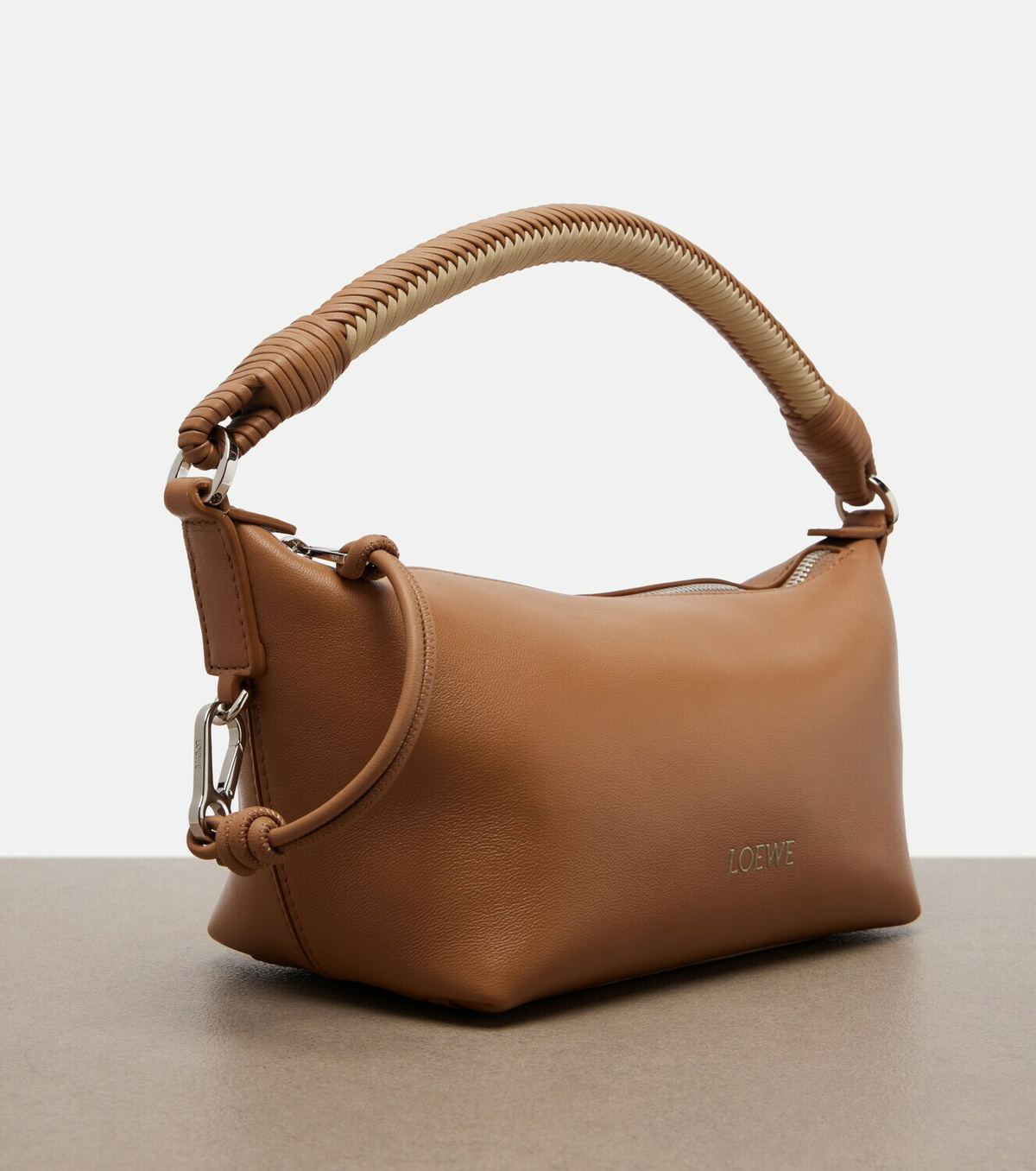 Loewe Cala Small leather top-handle bag