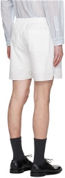 AURALEE White Vent Shorts