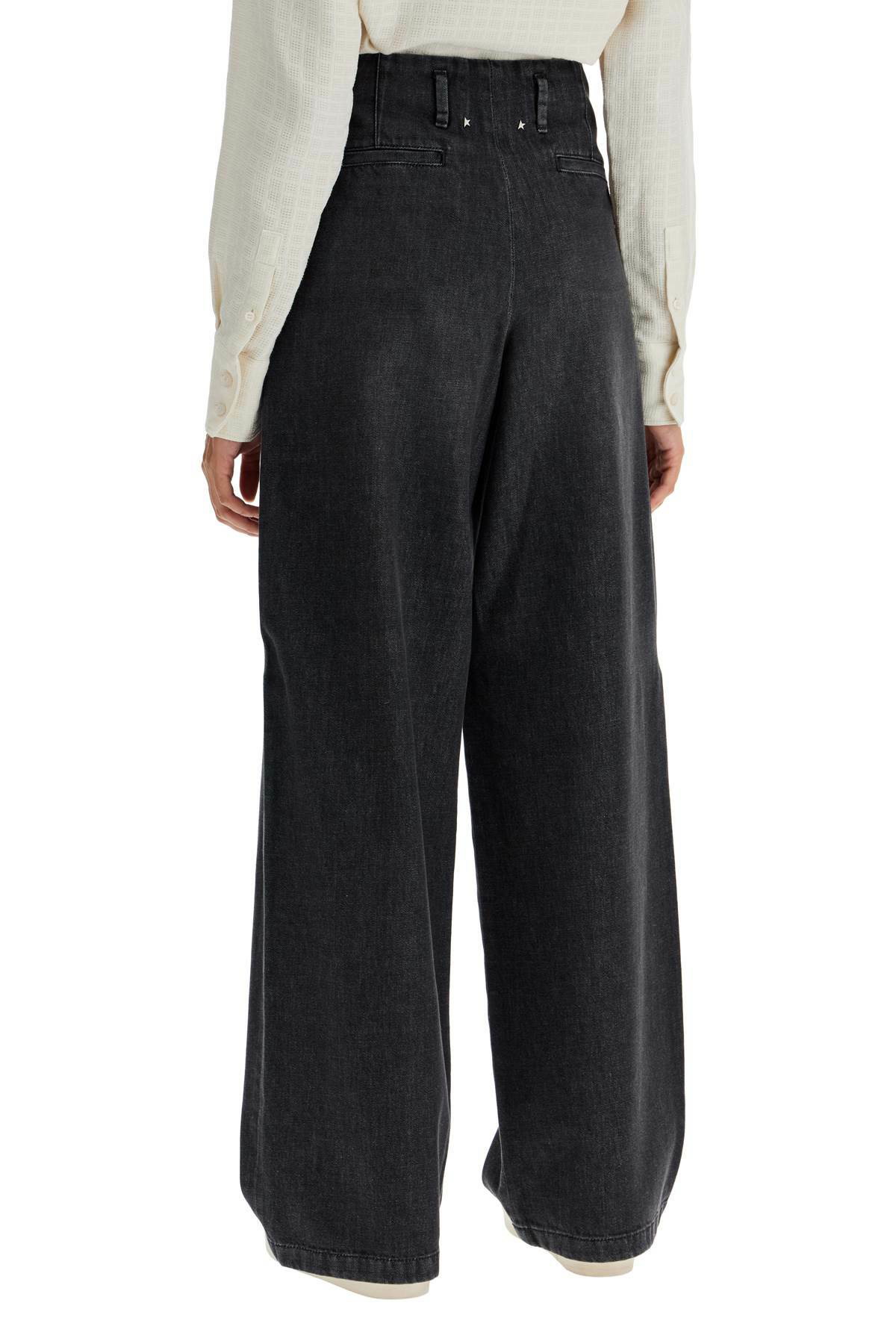 GOLDEN GOOSE wide leg flavia jeans for Black Golden Goose