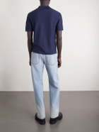 A.P.C. - Eliot Cotton and Cashmere-Blend Polo Shirt - Blue