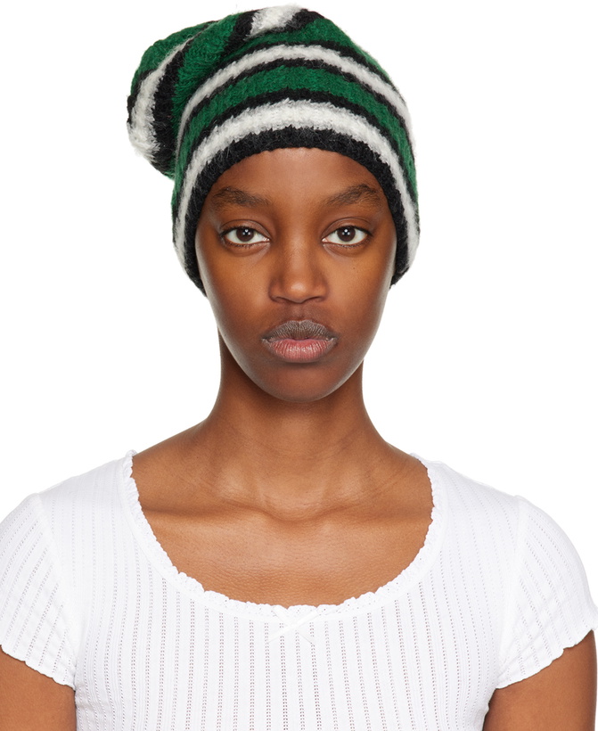 Photo: ERL Green Striped Beanie