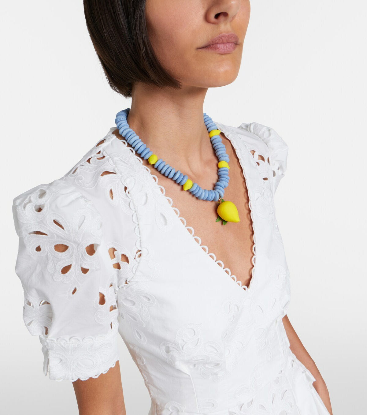 Jennifer Behr Citron beaded necklace