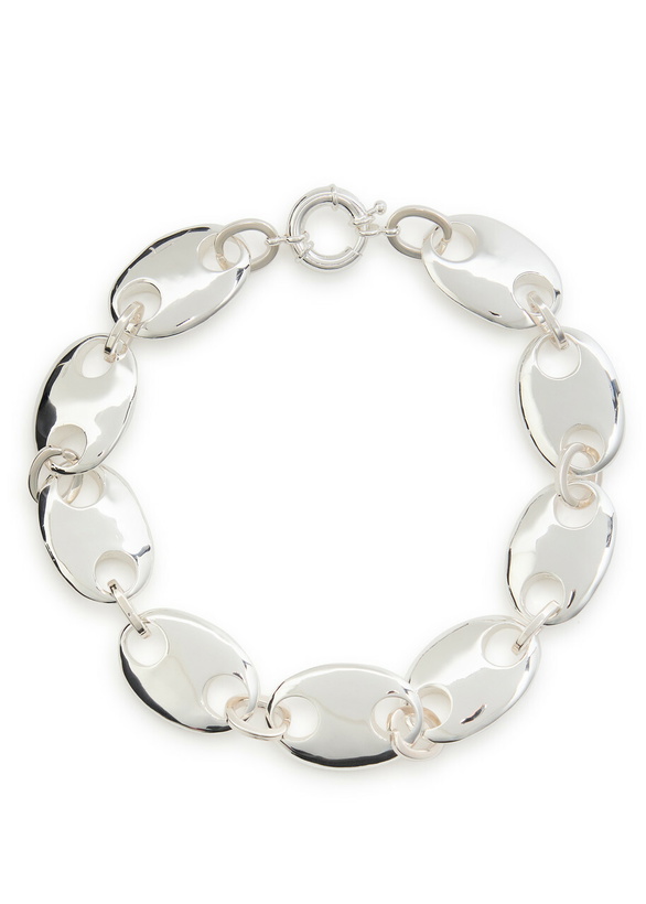 Photo: Timeless Pearly Sterling Silver Necklace - One Size
