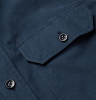 TOM FORD - Slim-Fit Button-Down Collar Cotton-Needlecord Shirt - Blue