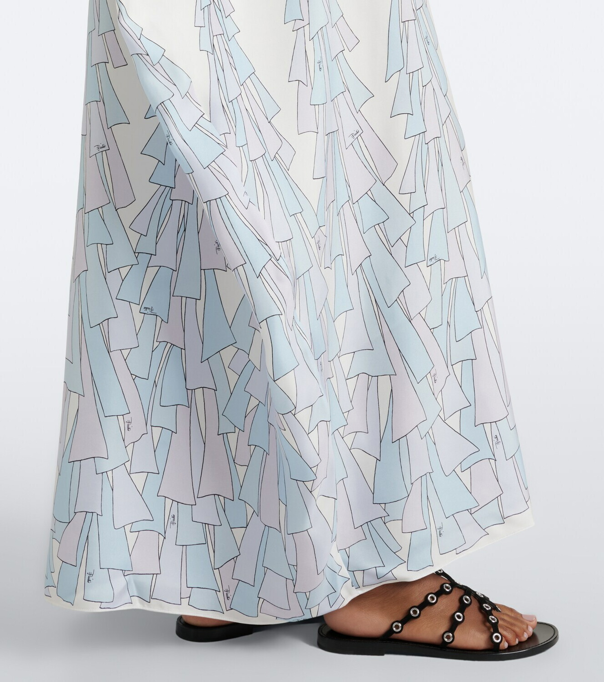 Pucci Baiadera silk twill kaftan