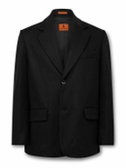 Barena - Wool-Blend Felt Blazer - Black