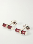 Deakin & Francis - Enamel and Sterling Silver Cufflinks