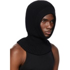 LEMAIRE Black Worsted Wool Balaclava