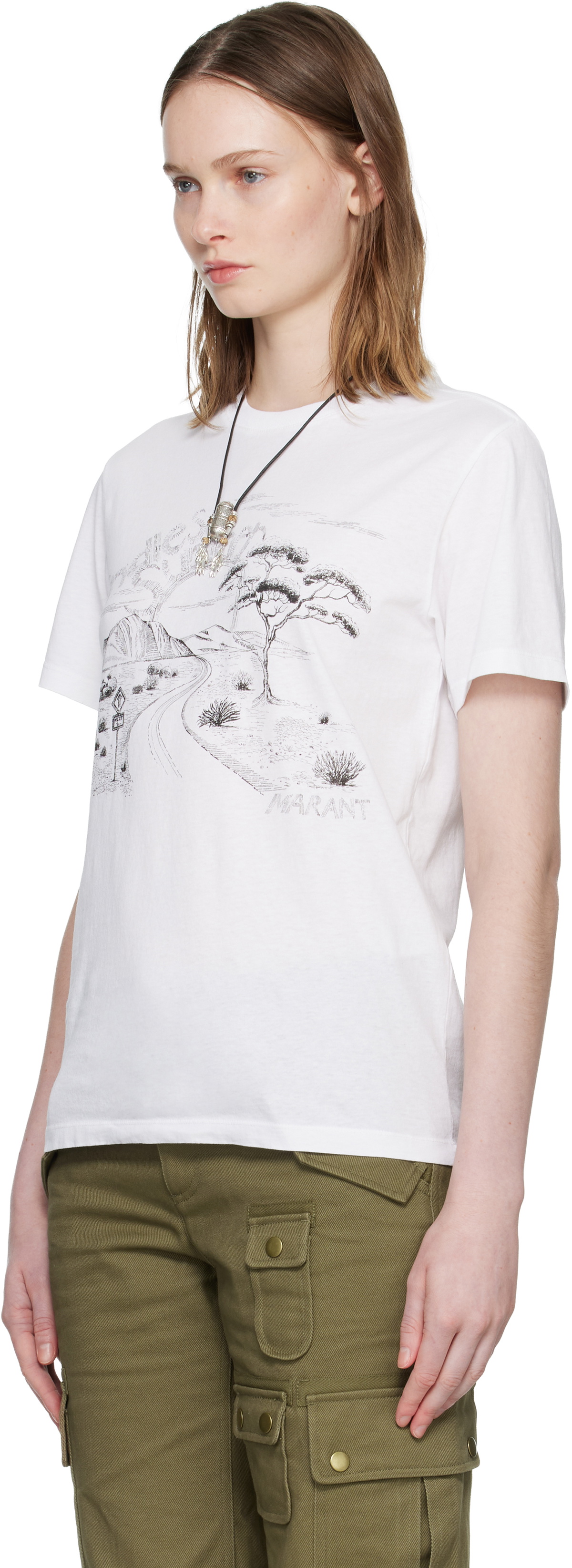 Isabel Marant White Zewel T-shirt