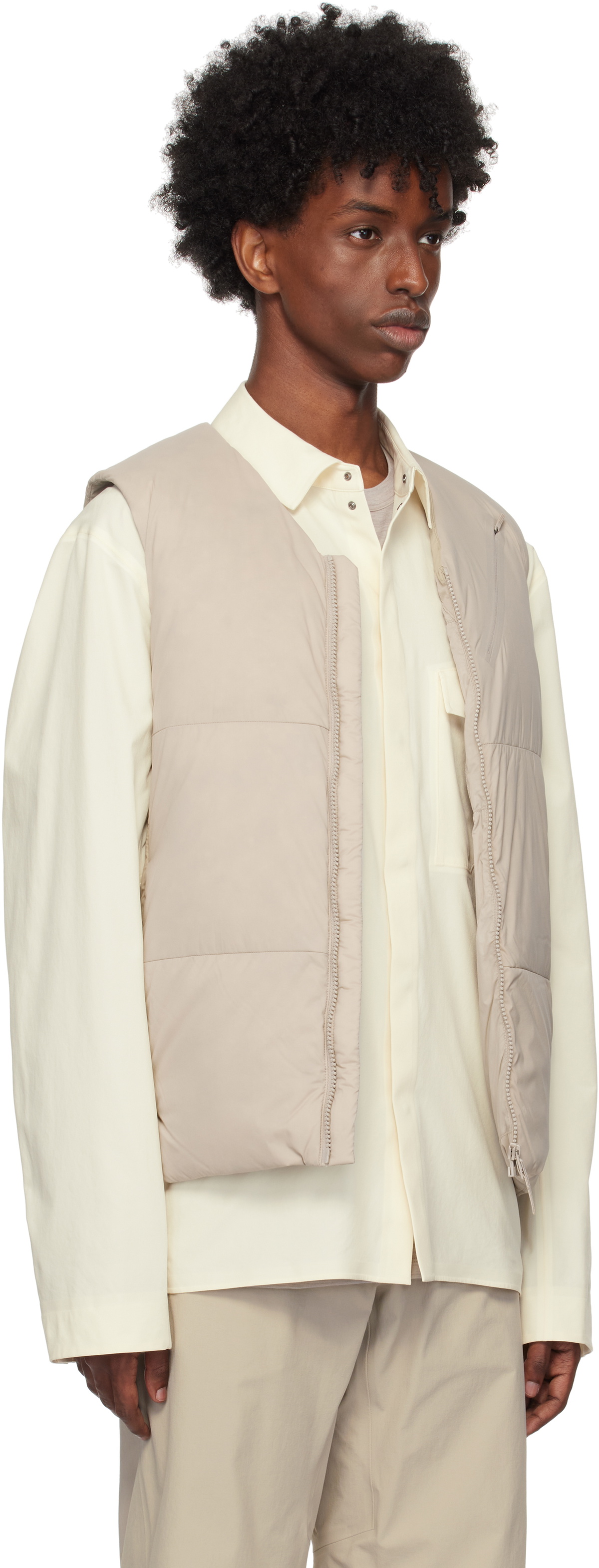 ジャケット・アウター argue Cocoon Coat Vest argue Cocoon Coat Vest - ジャケット・アウター高 品質