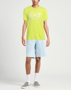 Ea7 Mens T-shirt Lime in Green