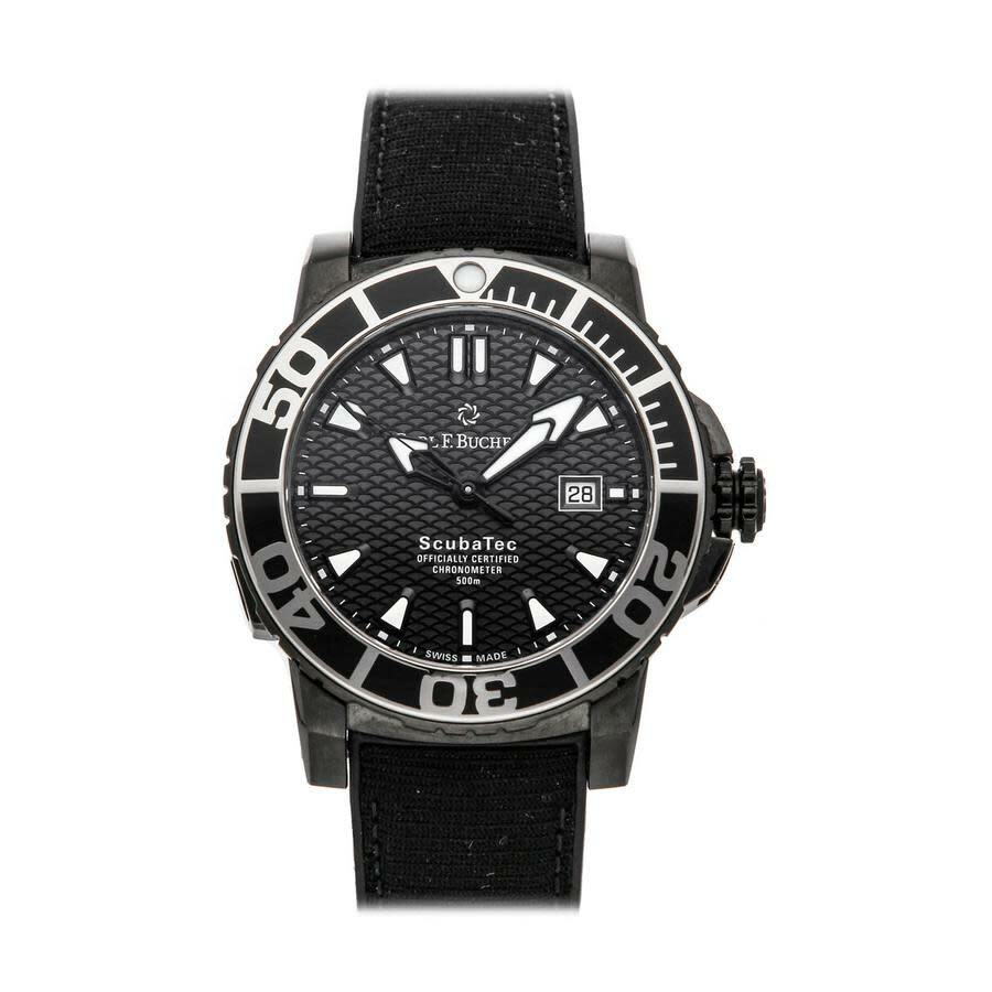 Carl F. Bucherer Patravi Scubatec Automatic Chronometer Black Dial Mens Watch 00.10632.28.33.01
