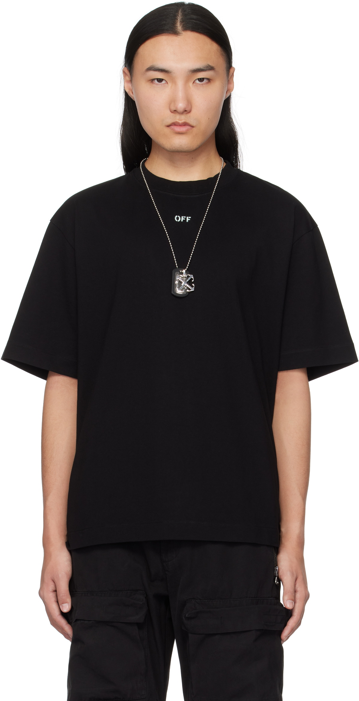 OFF-WHITE | VIBE ARROW SKATE L/S TEE BLACK Tシャツ Off-White Vibe Arrow Skate T-Shirt Black - Beachim