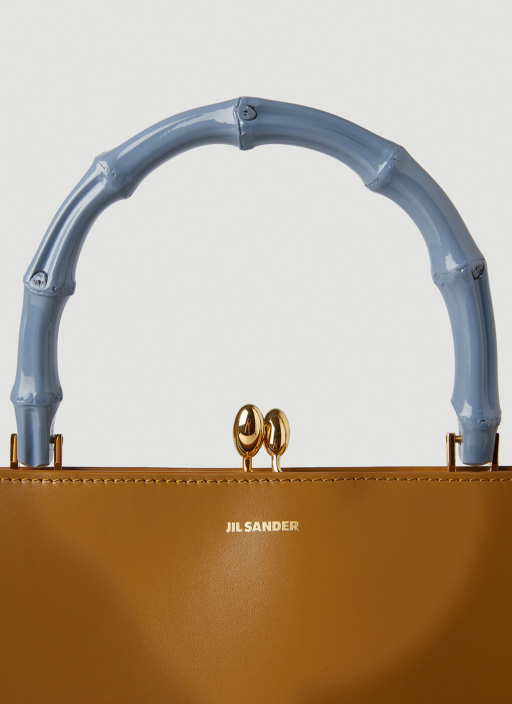 Goji Frame Square Medium Handbag in Brown Jil Sander