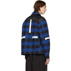 Craig Green Blue Plaid Flannel Worker Shirt Jacket