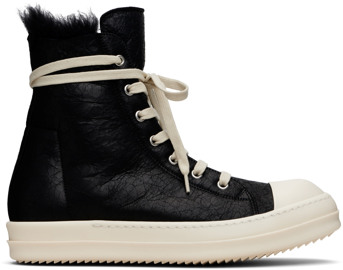 靴 Rick Owens FW22 Cargobasket black fur 41 Rick Owens FW22 Cargobasket black fur RICK OWENS FW15 Archived