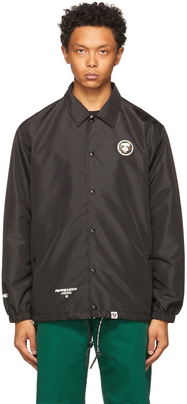 Photo: AAPE by A Bathing Ape Black One Point Jacket