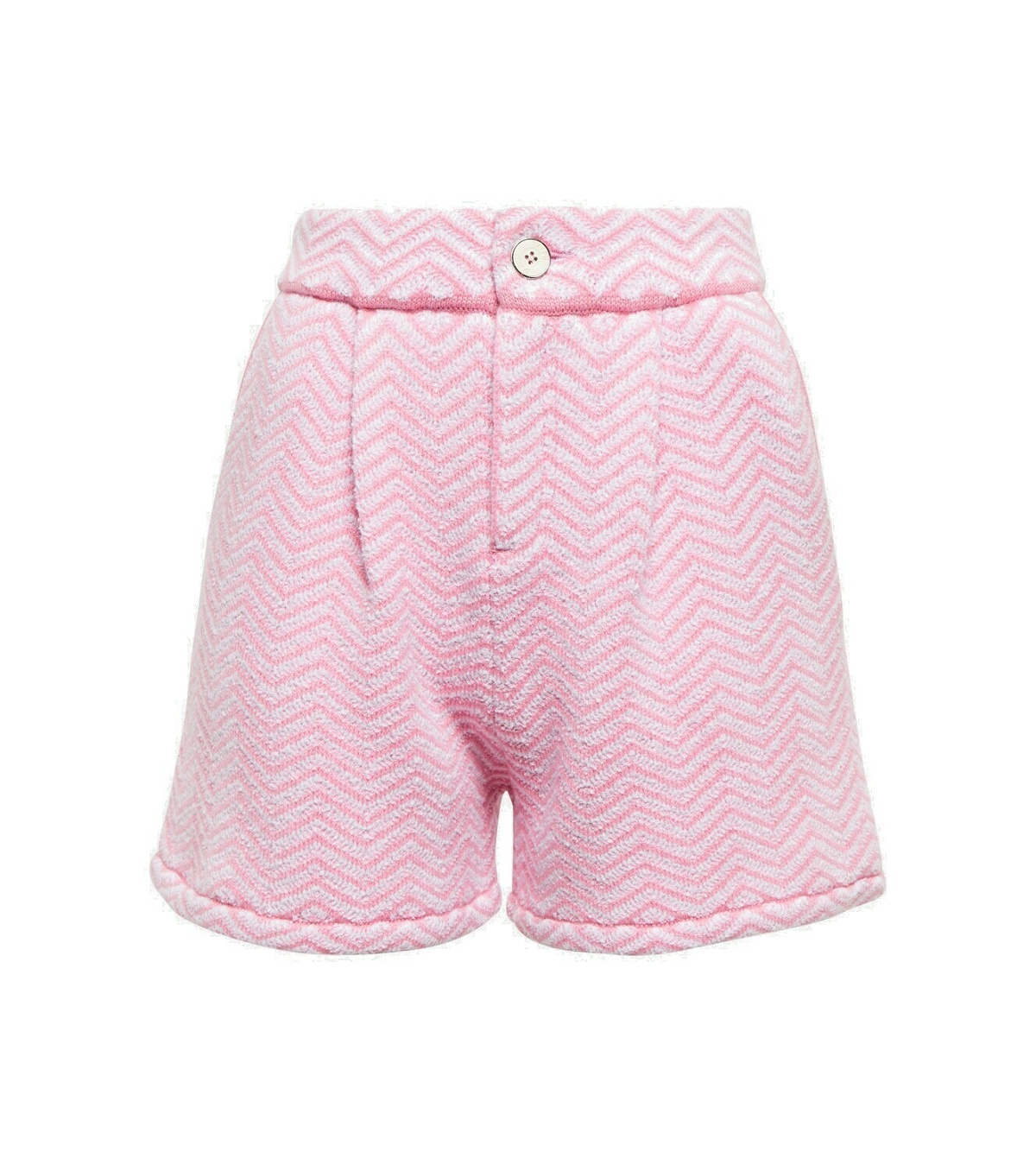 Photo: Barrie Cashmere and cotton-blend bouclé shorts