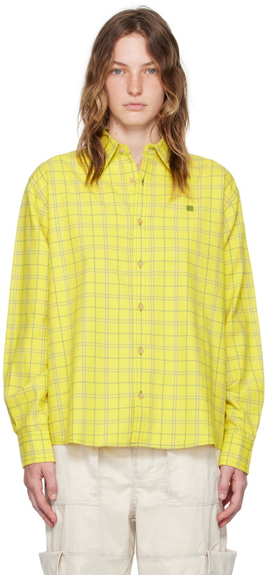 Photo: Acne Studios Yellow Check Shirt