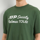Palmes Men's x ATP Society T-Shirt Presented by END. in Dark Green