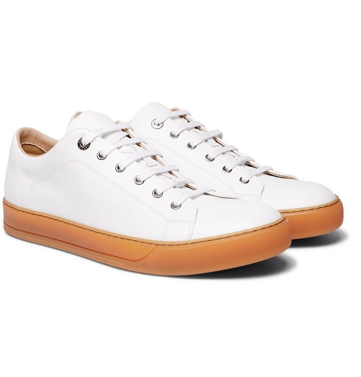 Photo: Lanvin - Leather Sneakers - White