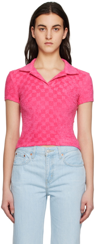 Photo: MISBHV Pink Towelling Polo