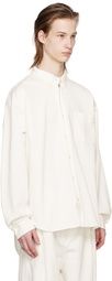 The Frankie Shop White Sinclair Denim Shirt