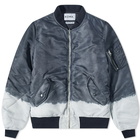 Noma t.d. Men's Hand Dyed Reversible Flight Jacket in Black