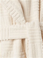 Bottega Veneta - Cotton-Terry Hooded Robe - Neutrals