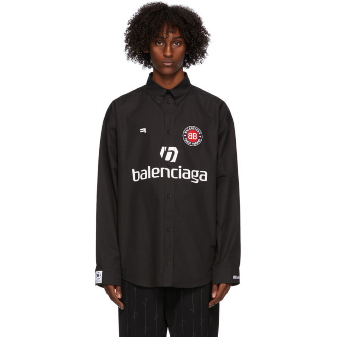 Photo: Balenciaga Black Soccer Shirt