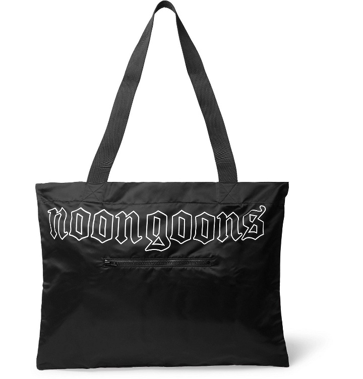 Photo: Noon Goons - Logo-Print Shell Tote Bag - Black