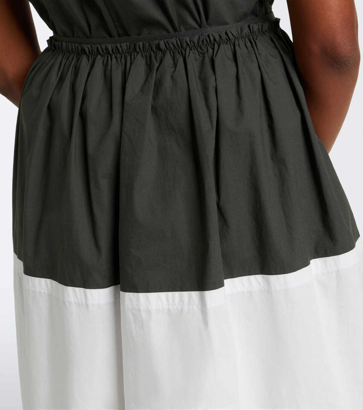 Proenza Schouler White Label Nyla cotton poplin midi skirt