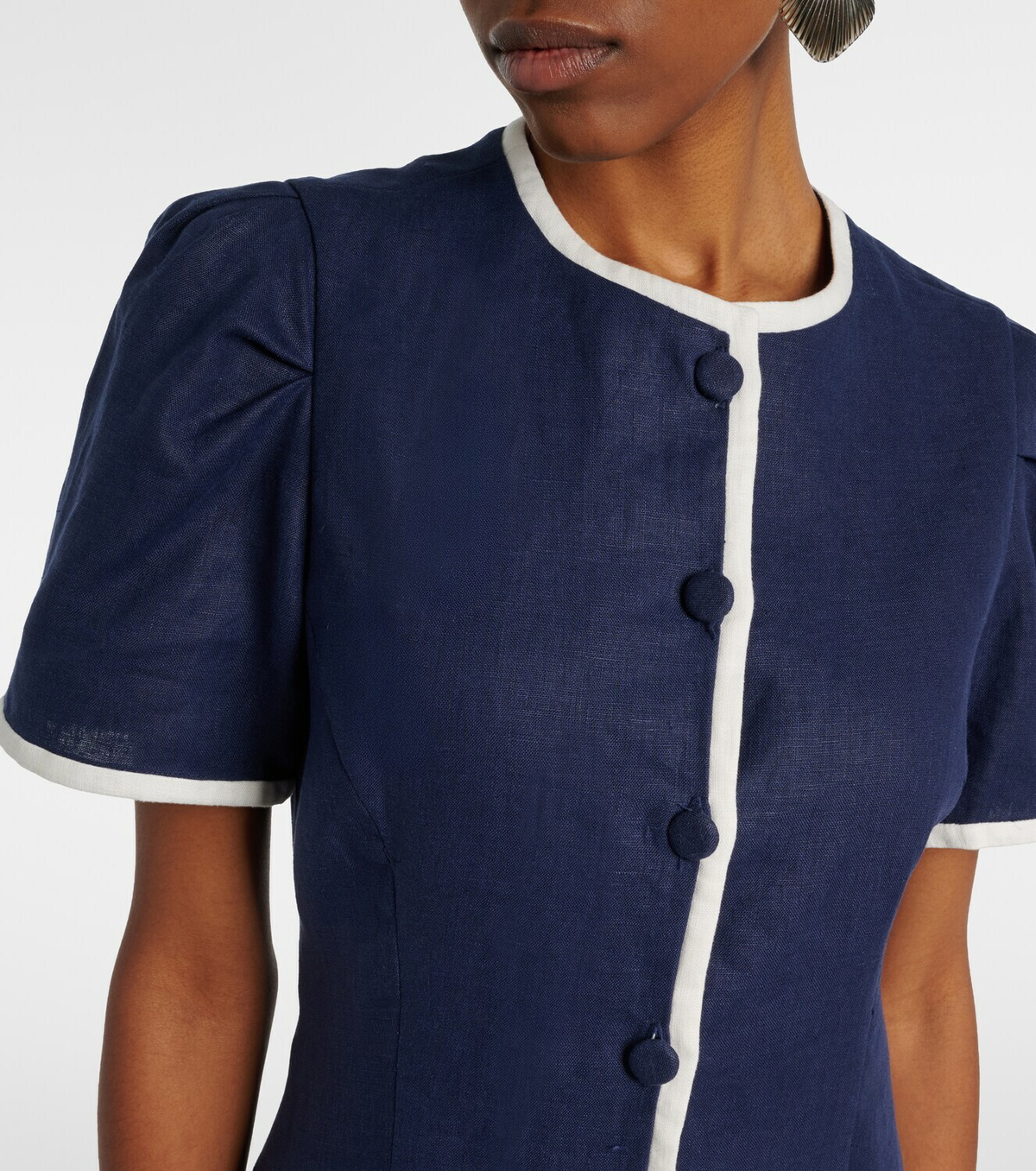 Faithfull Madeline linen minidress