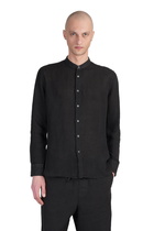 120% Lino Shirt In Black Linen