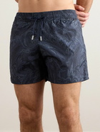 Etro - Straight-Leg Mid-Length Paisley-Print Swim Shorts - Blue