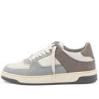Represent Men's Apex Suede Sneakers in Grey Charcoal White